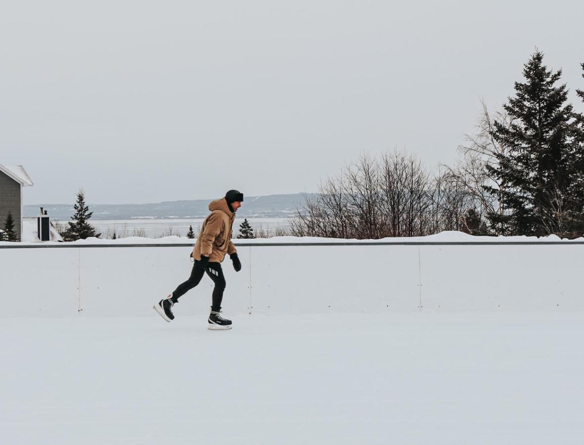 Вилла Les Sommets Charlevoix Петит-Ривьер-Сен-Франсуа Экстерьер фото